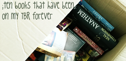 ten books that have been on my tbr forever