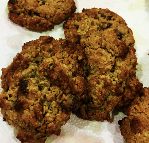 chocolate chip oatmeal cookies2