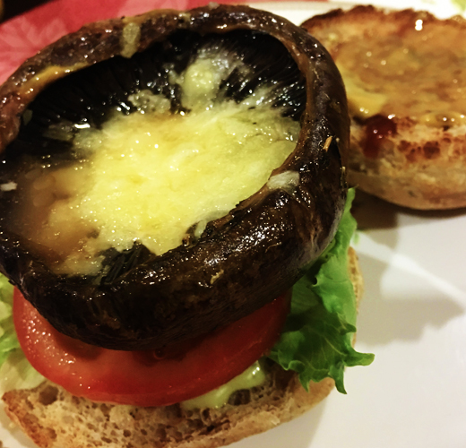 portobello mushroom burger