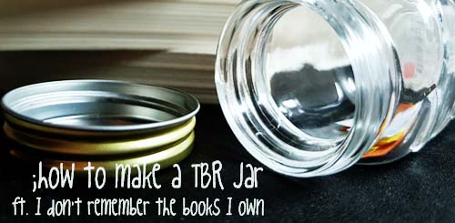 how to make a TBR jar